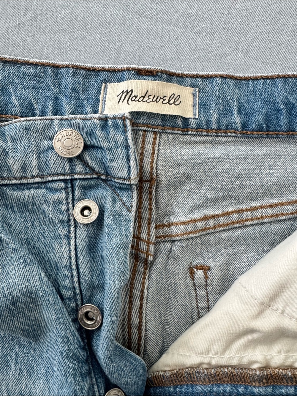 Madewell Balloon Button Fly High-Rise Jeans - Picture 6 of 7